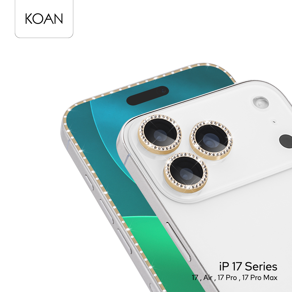 KATE SPADE ชุดฟิล์มกระจกกันรอย หน้าจอ เลนส์กล้อง Screen Lens Protector Style Kit ใช้สำหรับ iPhone 17 Series Set in Stone