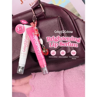 GLAD2GLOW - Brightening Lip Serum (7g) แกลดทูโกลว์ ไบร์ทเทนนิ่ง ลิป เซรั่ม พีช พาย