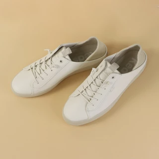 KEDS รองเท้าผ้าใบ แบบผูกเชือก รุ่น KICKBACK CRASHBACK LEATHER TONE OFF สีขาว ( KW-KCRASH-7-280 )