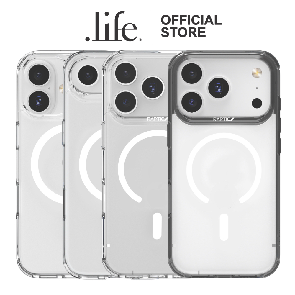 RAPTIC เคสกันกระแทก Air Clear Magsafe for for iPhone 17 ทุกรุ่น และ iPhone Air by Dotlife รองรับการชาร์จไร้สาย