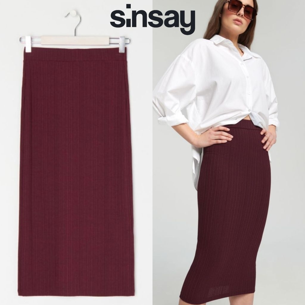 Sinsay กระโปรงทรงมิดิยาวปานกลาง