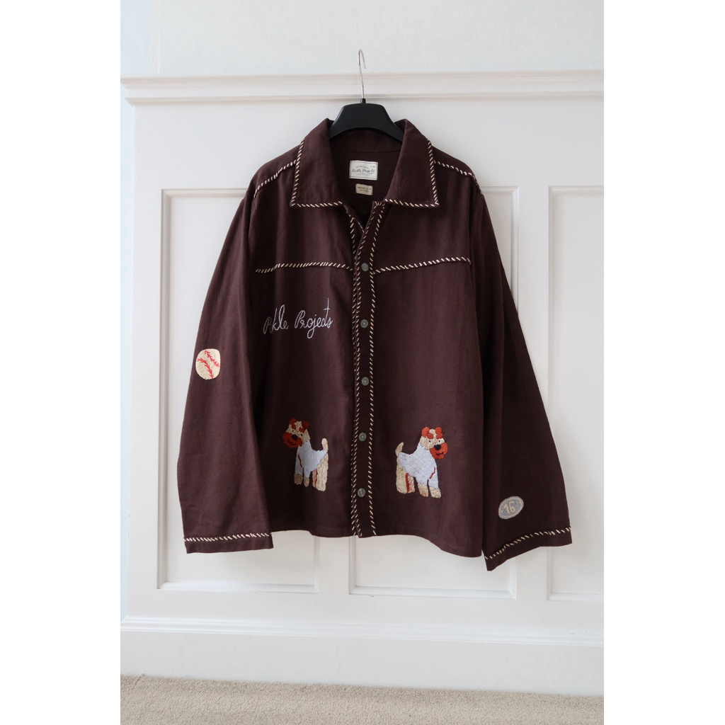 Pickle Projects— Mckenzie HAND EMBROIDERED L/S SHIRT (ปักด้วยมือ)