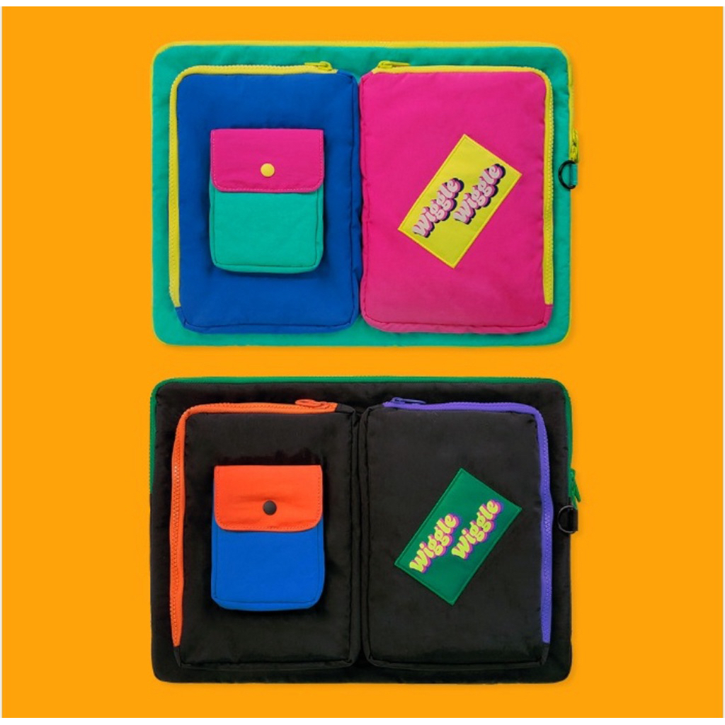 พร้อมส่ง 🧸🌼 ของแท้ 100% Wiggle wiggle laptop bag กระเป๋า ใส่คอม