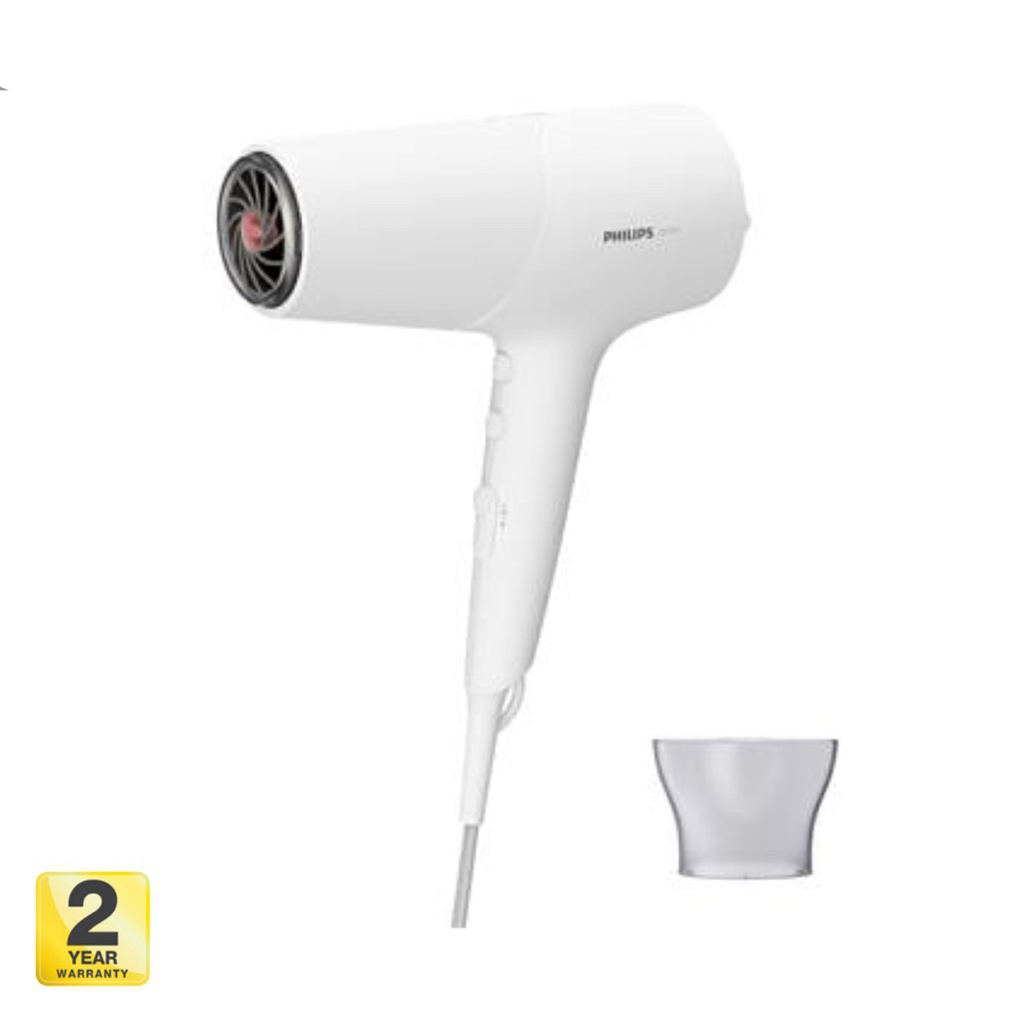 ไดร์เป่าผม จากแบรนด์ PHILIPS รุ่น BHD500/00 กำลัง 2,100 วัตต์ สีขาว