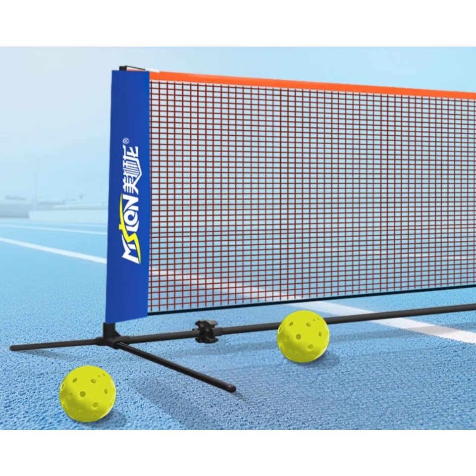 ตาข่าย Pickleball เคลื่อนย้าย พับเก็บได้ เหมาะทั้ง Indoor และ Outdoor