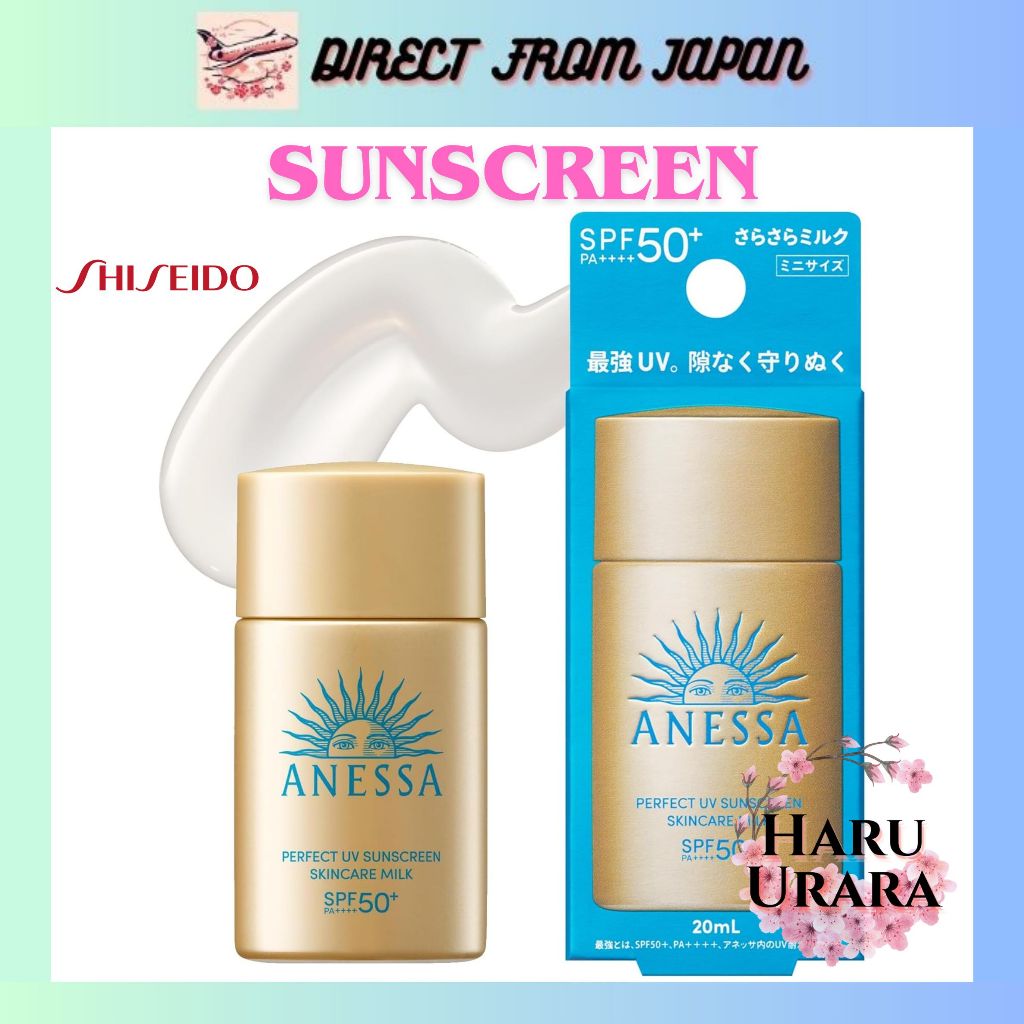 【ส่งตรงจากญี่ปุ่น】 Anessa Perfect UV Skincare Milk NA ขนาดมินิ 20mL [วางจำหน่ายมีนาคม 2025] SPF50+ P