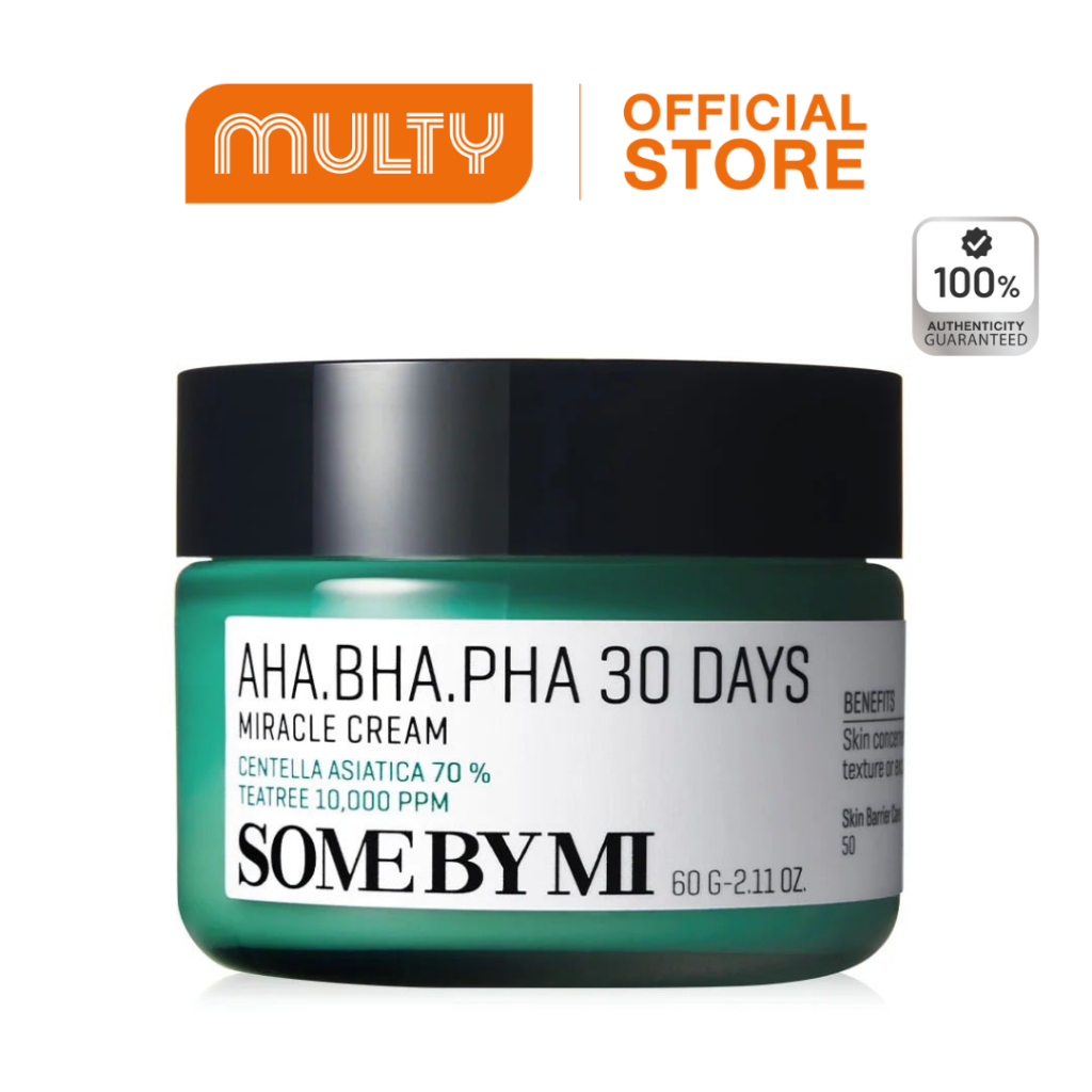Some By Mi AHA BHA PHA 30 Days Miracle Cream 60 g.ครีมบำรุงผิวที่ช่วยปลอบประโลม