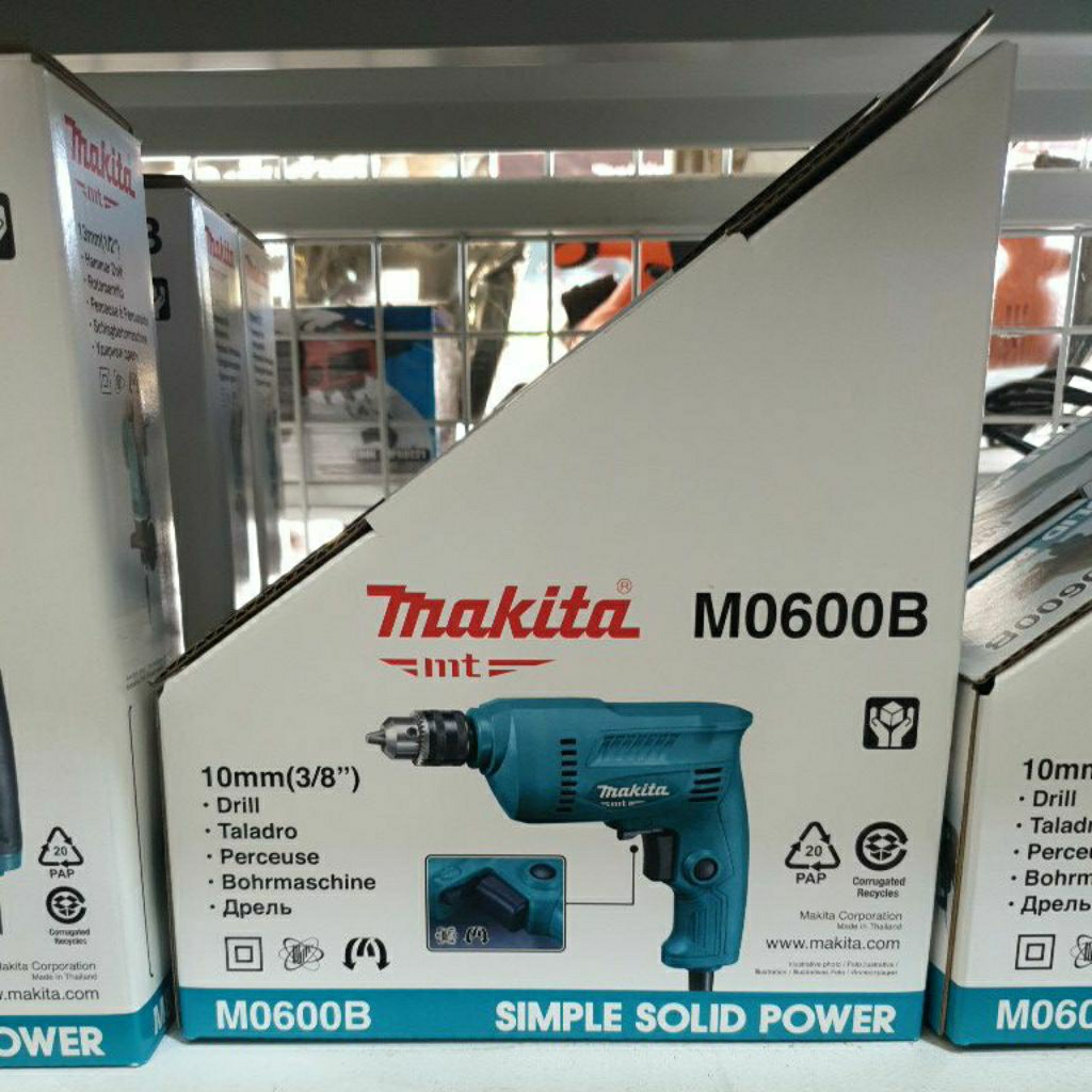 MAKITA M0600B สว่านไฟฟ้า ขนาด 3/8 นิ้ว (3หุน, 450 วัตต์) รุ่น M0600B ของแท้ พร้อมส่ง!!!