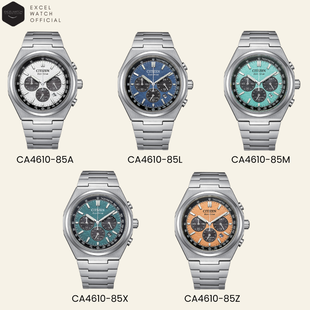 [ Excel Watch ] นาฬิกา CITIZEN Eco-Drive ZENSHIN รุ่น CA4610-85A CA4610-85L CA4610-85M CA4610-85X CA