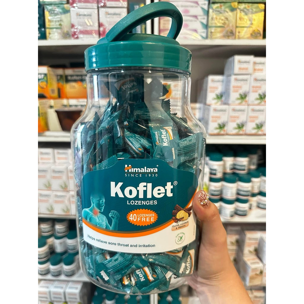 Himalaya Koflet กระปุกเล็ก100เม็ด , กระปุกใหญ่ 200เม็ดมี2ขนาดให้เลือก