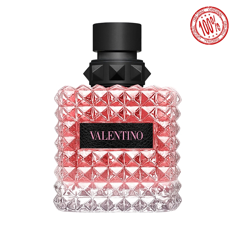 Valentino Donna Born In Roma Eau de Parfum 100ml with Bourbon Vanilla & Jasmine น้ำหอมผู้หญิง กล่องซ
