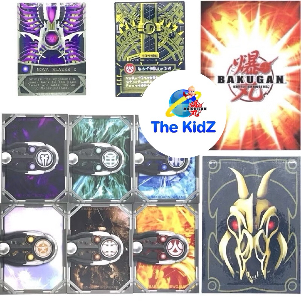 ThekidZ: Bakugan Card การ์ดแม่เหล็กบาคุกัน(ของแท้/ทำขึ้นพิเศษ) หลากหลายแบบ