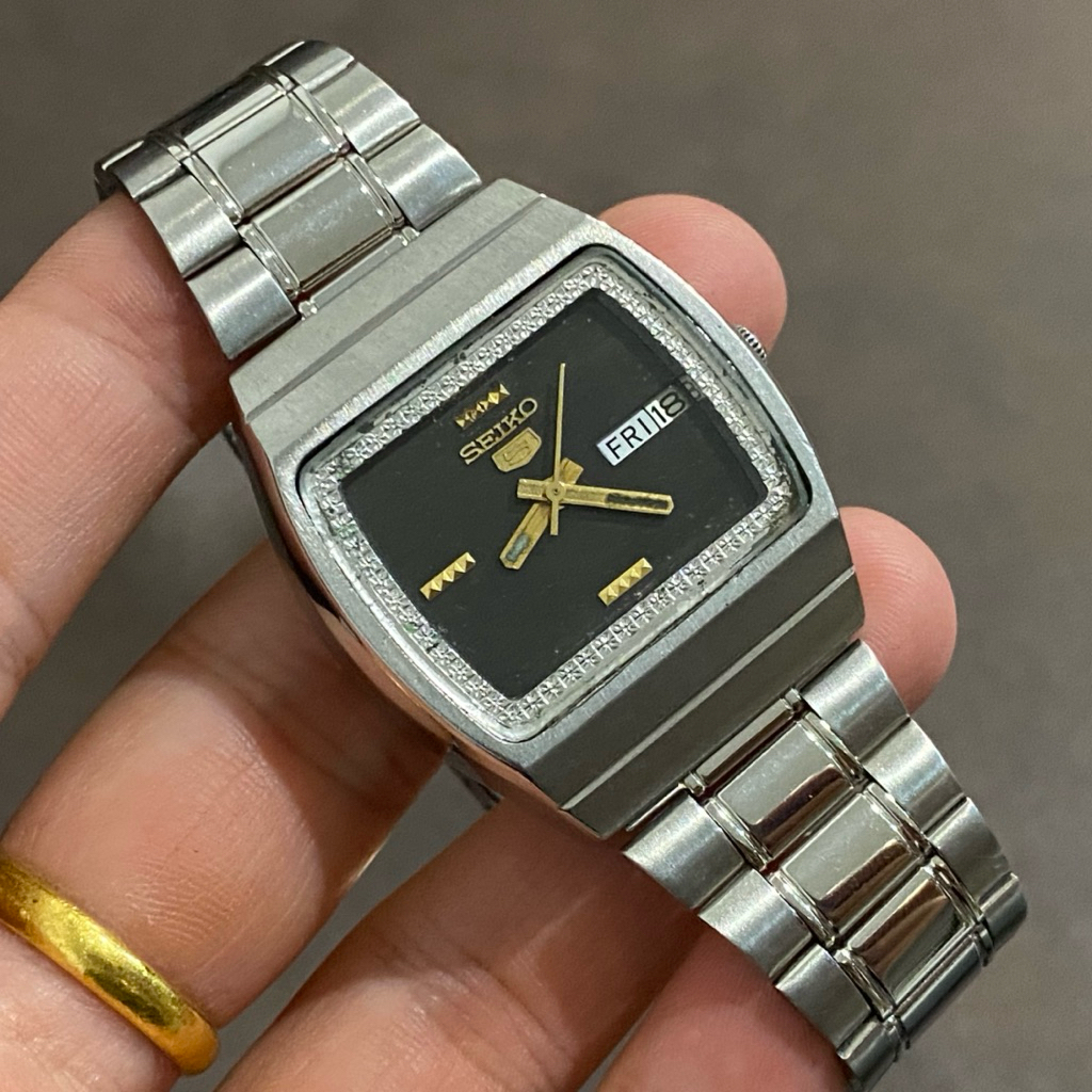 Seiko 5 TV vintage automatic มือสองแท้ 💯 สภาพดี