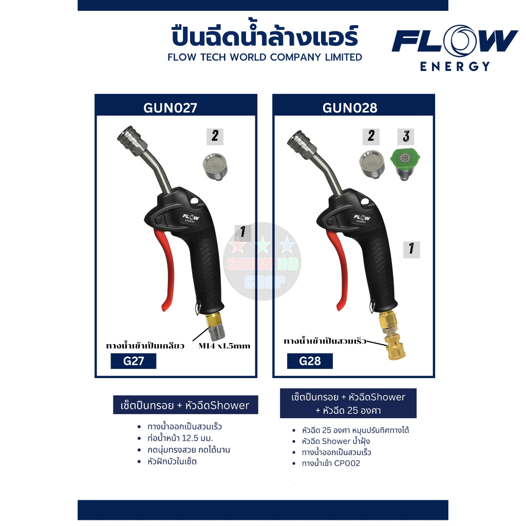 Vòi làm sạch máy điều hòa dòng chảy năng lượng, Model Troy nozz, có hai phiên bản: G27 có ren M14 x 1.5mm và kết nối nhanh G28. Thích hợp để sử dụng với máy bơm làm sạch điều hòa từ tất cả các thương hiệu.
