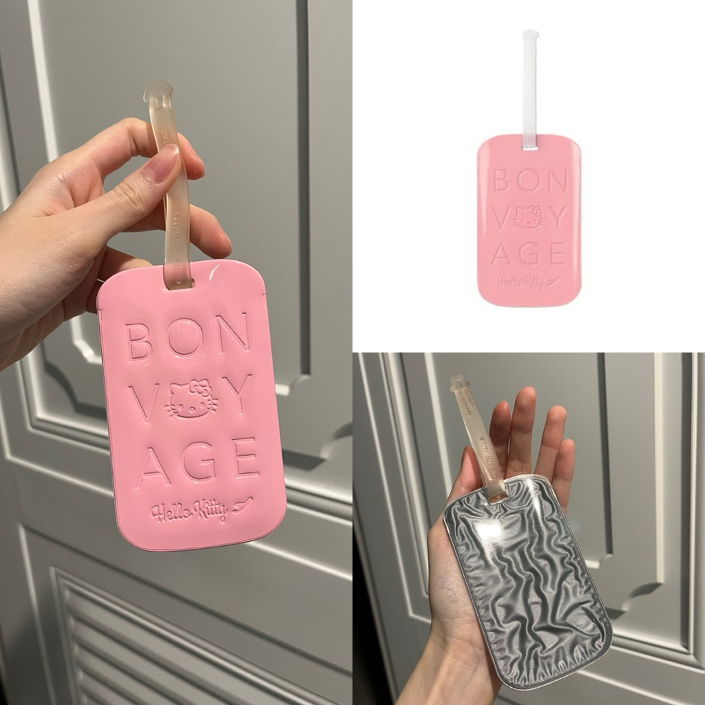 ที่ใส่ป้ายชื่อกระเป๋าเดินทาง ALIFE DESIGN x HELLO KITTY Bon Voyage Luggage Tag || SNAK-003 ใหม่มากๆ