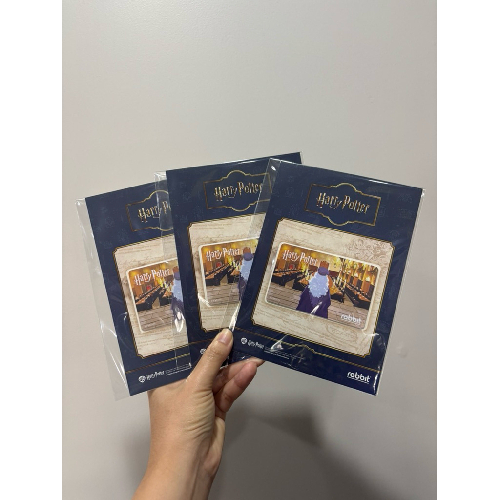 Rabbit Card บัตรแรบบิท Harry Potter (Great Feast) สำหรับบุคคลทั่วไป แท้💯จาก Shop BTS