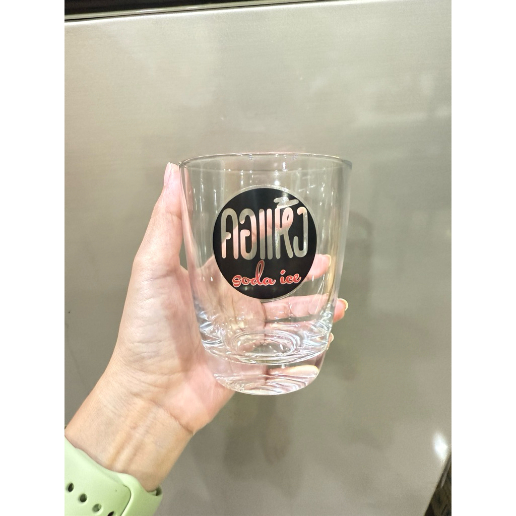 แก้วคอแห้ง ขนาดกำลังดี 360ml. สำหรังชงเหล้า