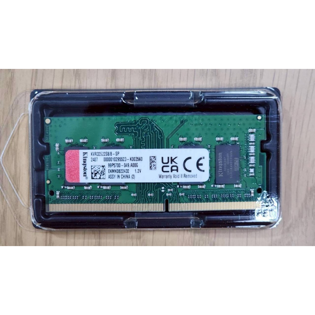 Kingston RAM DDR4 8GB/3200MHZ SO-DIMM(KVR32S22S8/8-SP)