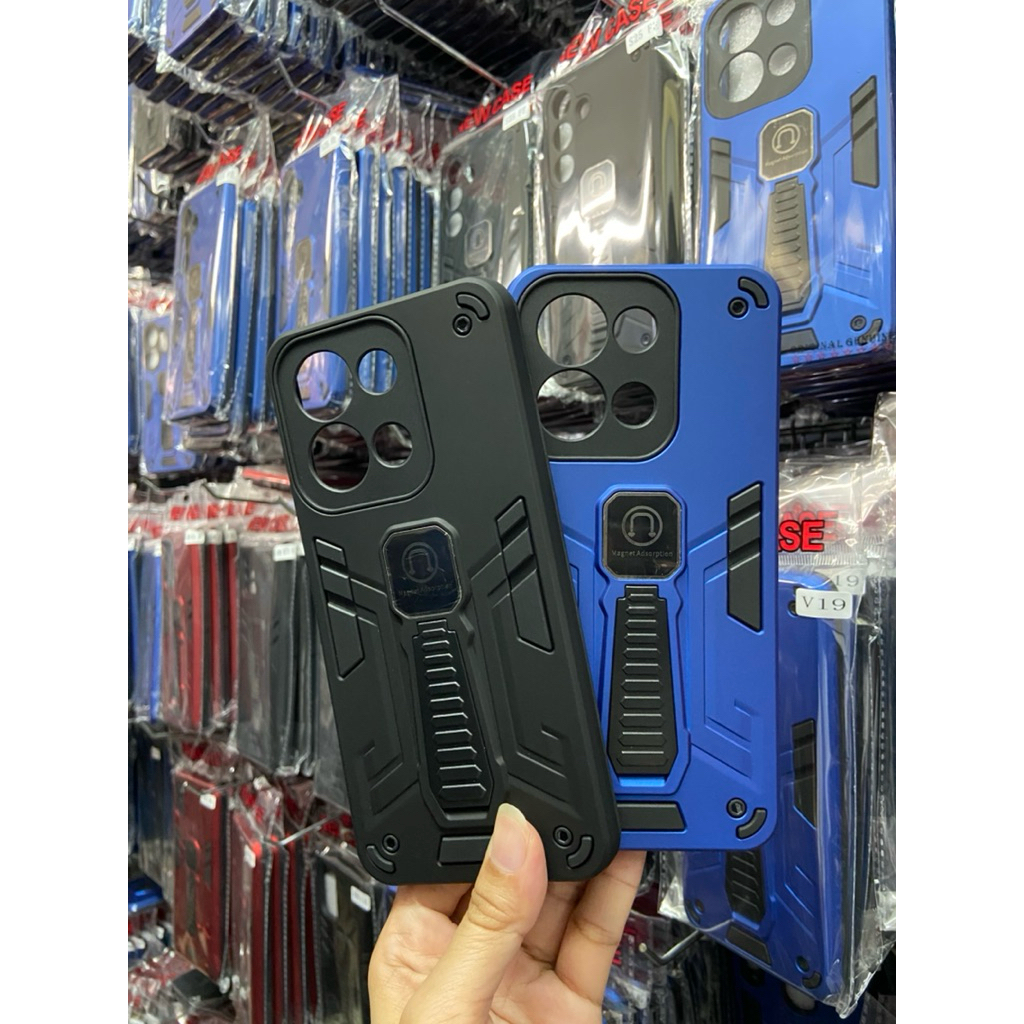 [ส่งจากไทย] เคสโทรศัพท์ ออฟโบ้ Case สำหรับ Redmi 15C(4G) เคส mag-net กันกระแทก มีขาตั้ง ตั้งได้