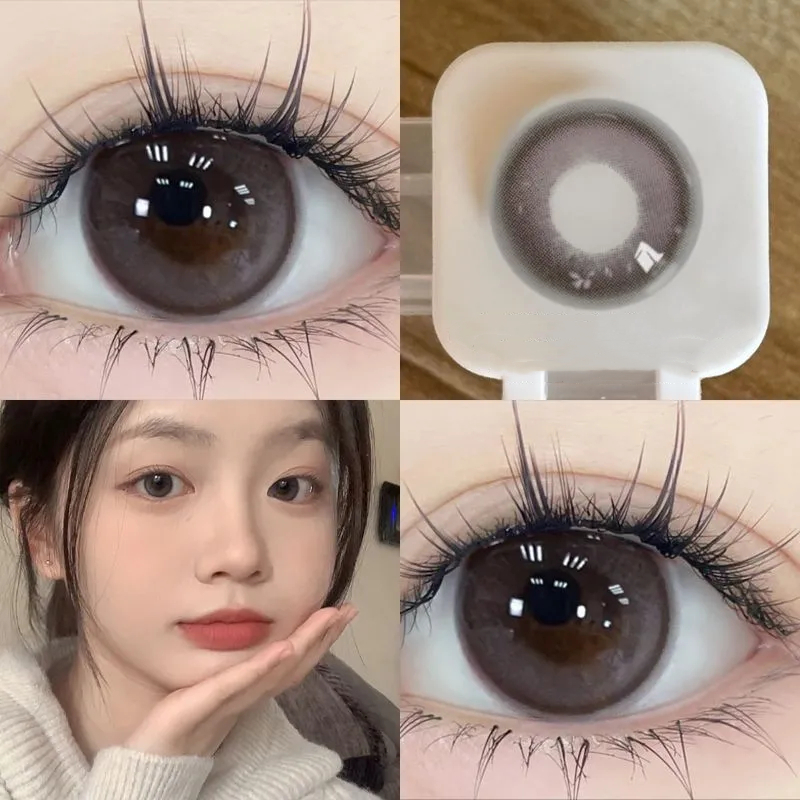 （COD）คอนแทคเลนส์สีคู่หนึ่ง คอนแทคเลนส์ คอนแทคเลนส์ รายวัน คอนแทคเลนส์ สีน้ําตาล คอนแทคเลนส์รายวัน คอ