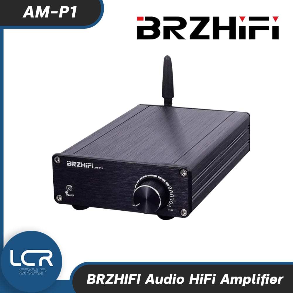 BRZHiFi Amp AM-P1 แอมป์ตั้งโต๊ะ กำลังขับ 120W x2 8 Ohm / 150W x2 4Ohm Bluetooth 5.0 ระบบเสียง 2.0 สเ