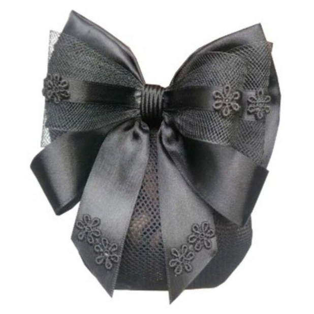 Haircare เน็ตติดผม Ribbon H008-BK - ดำ