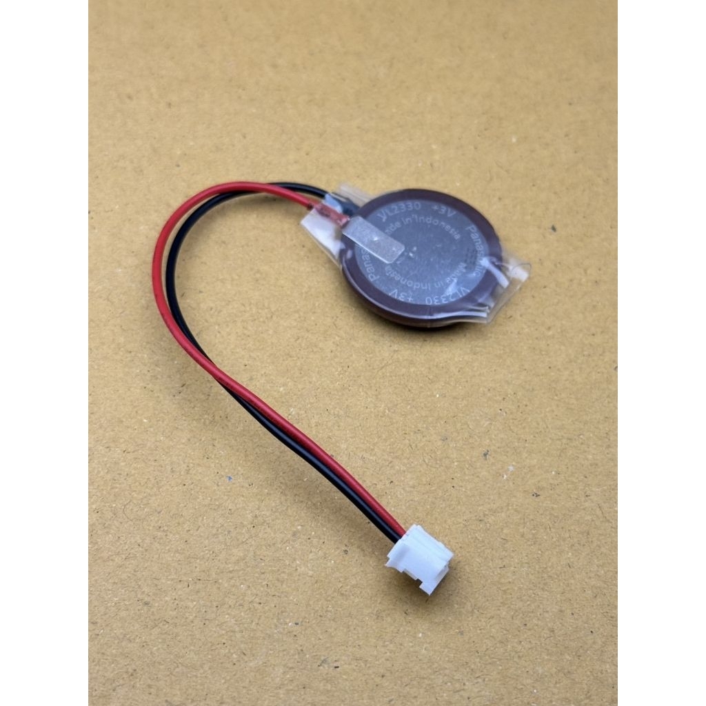 VL2330 Lithium Battery แบตเตอรี่ลิเธียมแบบเหรียญ “ ปลั๊กขาว “ 3V 50mAh -20~+60°C (รับประกัน 3 เดือน)