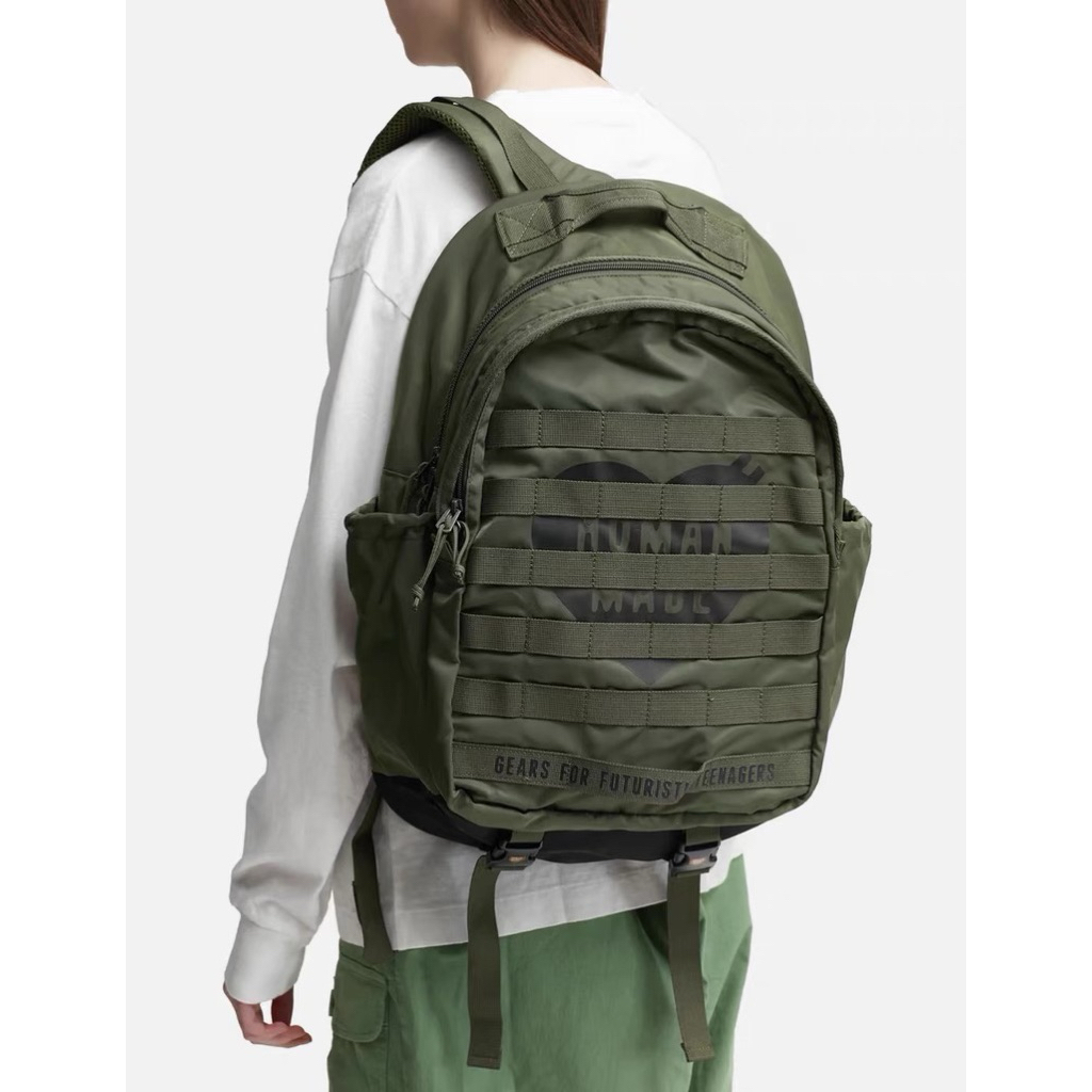 กระเป๋าเป้ human made military backpack นำเข้าจากฮ่องกง 🇭🇰