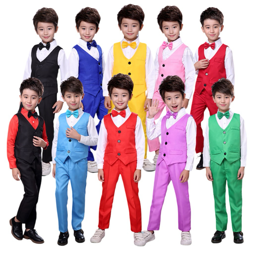พร้อมส่งในไทย!!ชุดกั๊กครบชุด(4ชิ้น)ใช้สำหรับการแสดง ออกงานต่างๆ