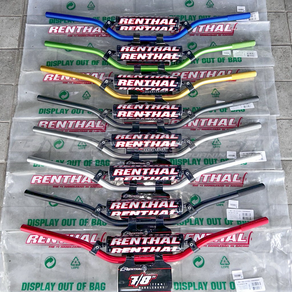 แฮนด์ Renthal 7/8 ของแท้ รหัส 971,613, 966 ขนาด 22.2mm