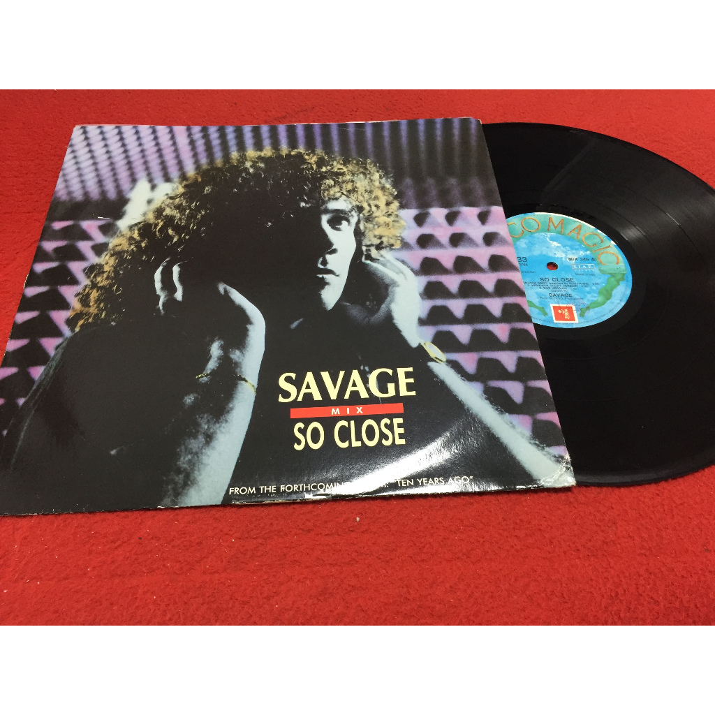 Savage - So Close ขนาด 12 นิ้ว LP B267