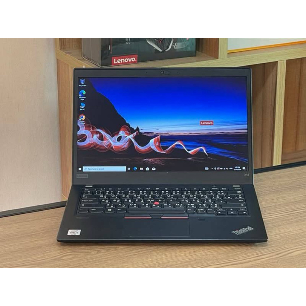 Lenovo Thinkpad X13 G1 i7-10510u SSD512GB RAM16GB Win11Pro คีย์ไฟ สินค้ามือสองสำหรับงานหนักงานลุย