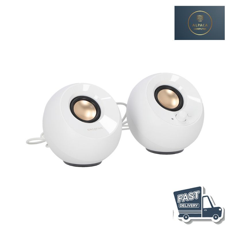 CREATIVE SPEAKER PEBBLE SE (WHITE) : 51MF1725AA001 สินค้าพร้อมส่ง