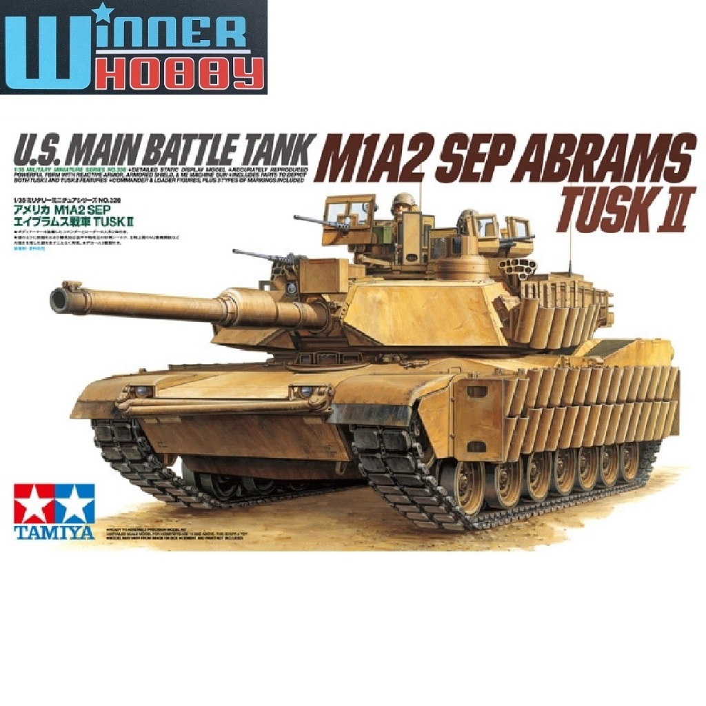 Tamiya 35326 US M1A2 SEP Abrams TUSK II ( 1/35 )