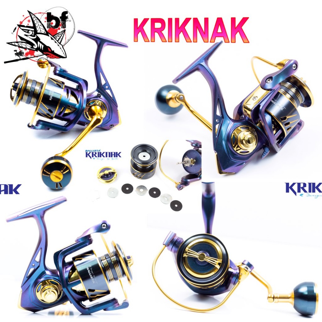 รอกสปินนิ่ง BALLISTA  KRIKNAK อัตราทด 6.2.1 ลูกปืน 5+1