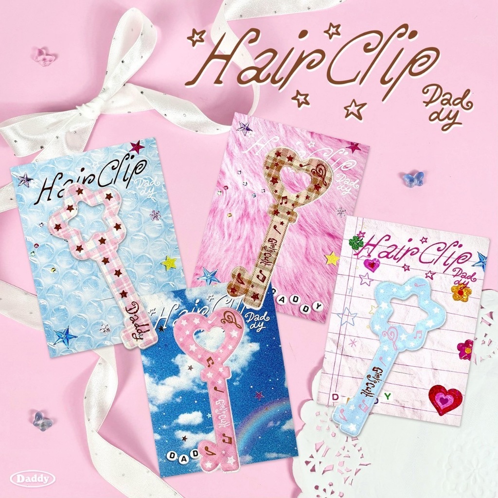 DADDY | Key Hair Clip กิ๊ปติดผม รูปกุญแจ สุดน่ารัก