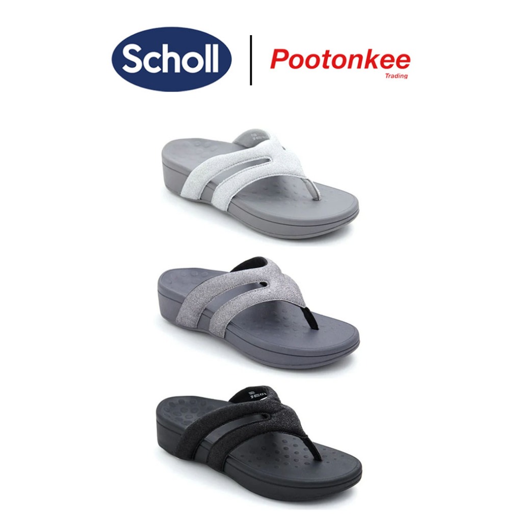 Scholl รองเท้าสกอลล์-ไบโอ เรนโบว์ Rainbow รองเท้าแตะคีบ ผู้หญิง รองเท้าสุขภาพ รองรับอุ้งเท้า สำหรับภาวะเท้าแบน