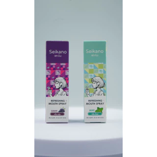 [1 ฟรี 1] SEIKANO 20ml. เซกะโนะ REFRESHING MOUTH SPRAY สเปรย์ ดับกลิ่นปาก ลมหายใจหอมสดชื่น พกพาง่าย
