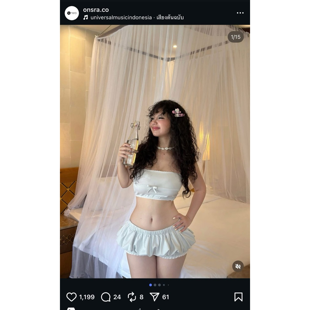 ชุดset Onsra.co sz.s พร้อมส่ง