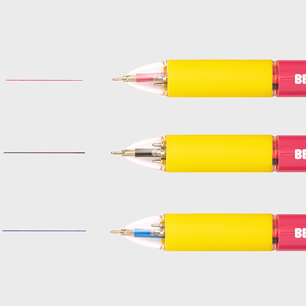 [พร้อมส่ง] ปากกาลูกลื่น 4 สี Wiggle Wiggle Figure Multi Ball Pen  ปากกาน่ารัก เขียนลื่น เส้น 0.7 mm - รูปที่ 6