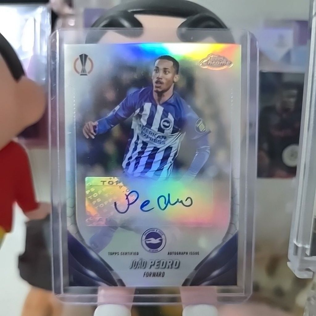 topps ลายเซ็น joao pedro