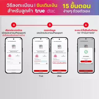 True move เมียนมา ยังไม่ลงทะเบียน ซิมระบบเติมเงิน สมัครโปรเสริมอินเตอร์เน็ตลูกค้าใหม่ได้ พร้อมส่ง