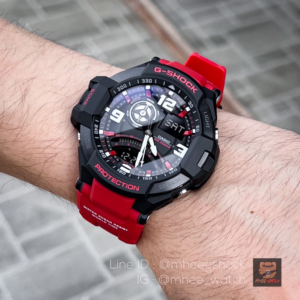 G-SHOCK GA-1000-4BDR นักบิน Gravity Master Red Spider rare item