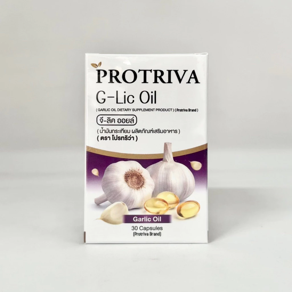 G-Lic Oil Protriva น้ำมันกระเทียม โปรทริว่า 30แคปซูล