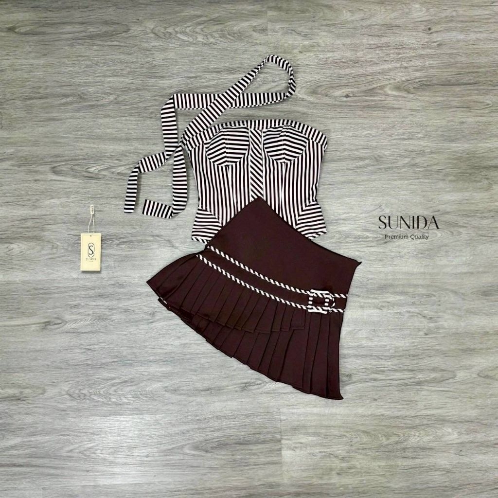 Sunida ชุดเซต 3 ชิ้น สไตล์เวียดนาม รุ่นนี้น่ารักแถมแซบ สไตล์สวยเท่ไม่เหมือนใครเก๋สุดๆ - รูปที่ 7