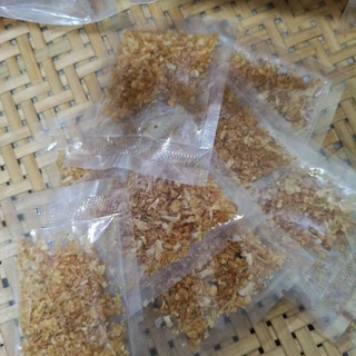 กระเทียมเจียว (แพ็ค 100 ซอง) เจียวใหม่ หอมกรอบ เกรด A กระเทียมเจียวแท้ 100%