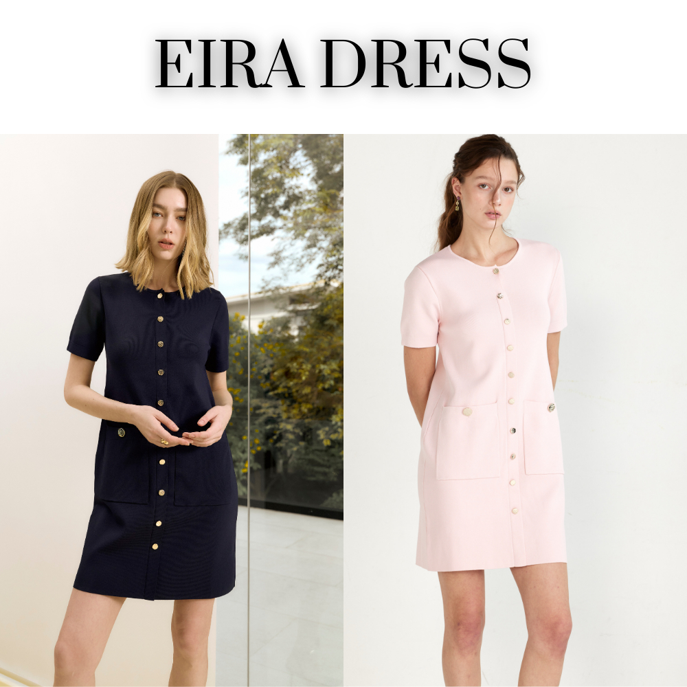MAVE เดรสรุ่น Petalage dress สี CREAM,PINK,BLACK