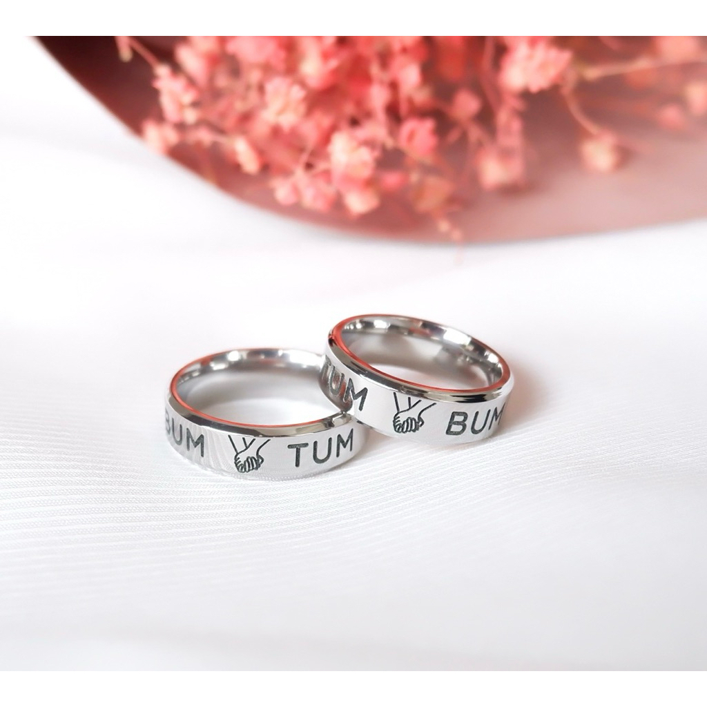 12april : แหวนสแตนเลส รุ่น Deep 6 มิล (สลักชื่อฟรี)