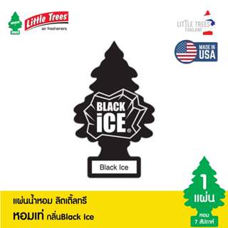 Little trees Black ice แผ่นหอมปรับอากาศ ต้นสน กลิ่น แบล็คไอซ…