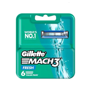 ยิลเลตต์ มัคทรี พลัส ใบมีดโกน แพ็ค 6 ชิ้น Gillette Mach3+ Blade 6 Cartridges Refills